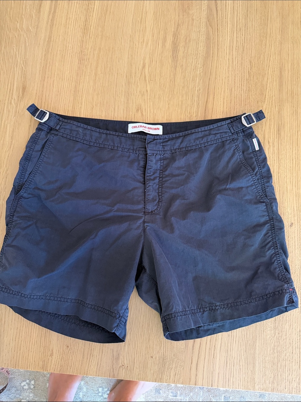Orlebar Brown Navy swim trunks 34